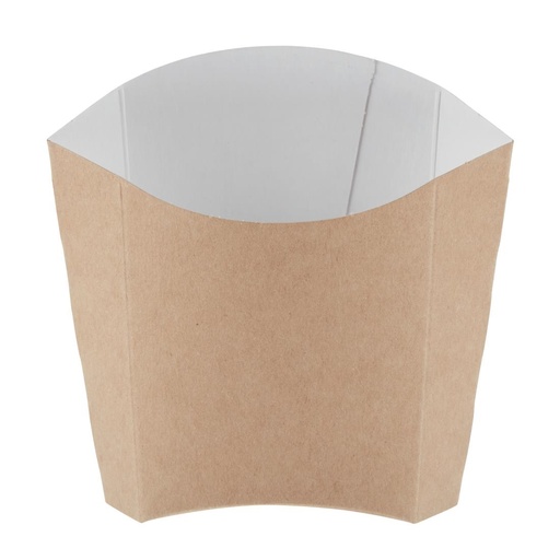 [GE800] Etuis à frites moyens kraft compostables Colpac (lot de 1000)