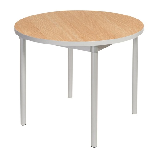 [GE965] Table d'intérieur ronde effet hêtre Gopak Enviro 900mm