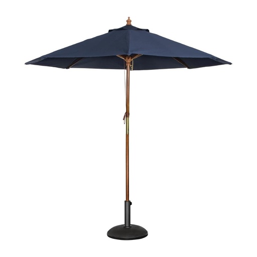 [GG496] Parasol rond Bolero 2,5m bleu marine