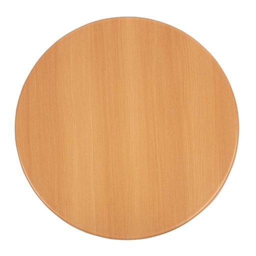 [GG642] Plateau de table rond Bolero effet hêtre 600mm