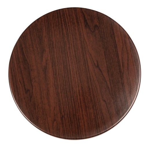 [GG643] Plateau de table rond Bolero 600mm marron foncé