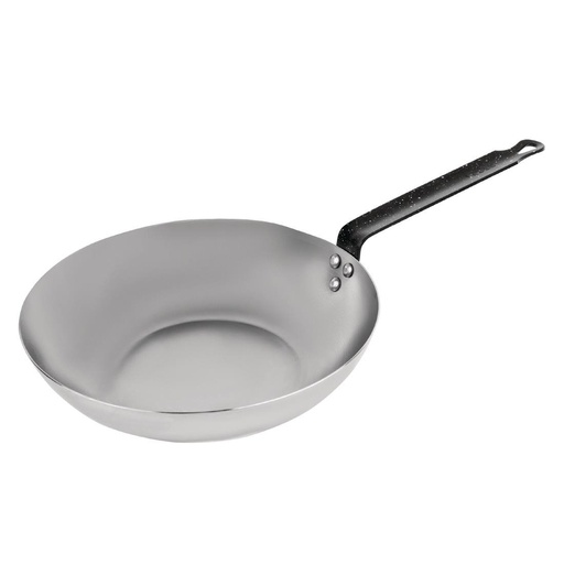 [GG722] Wok en acier carbone Vogue 280mm