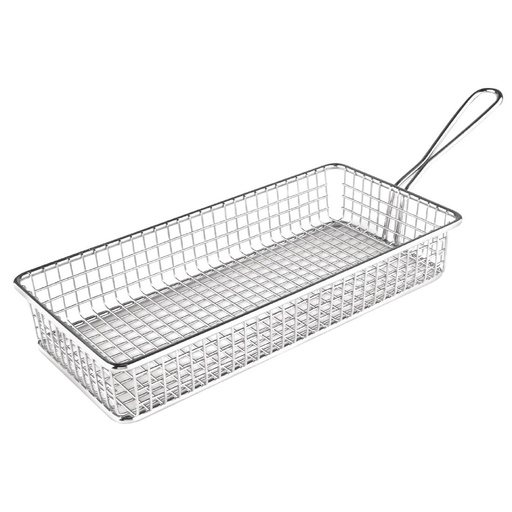 [GG869] Panier de présentation rectangulaire inox profond Olympia