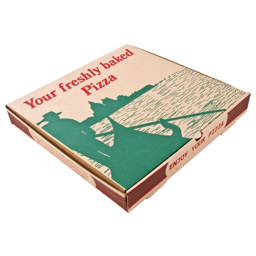 [GG999] Boîtes à pizza imprimées compostables 358mm (lot de 50)