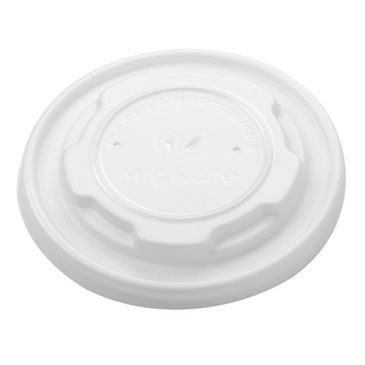[GH166] Couvercles plats compostables Vegware 230 ml (x1000)