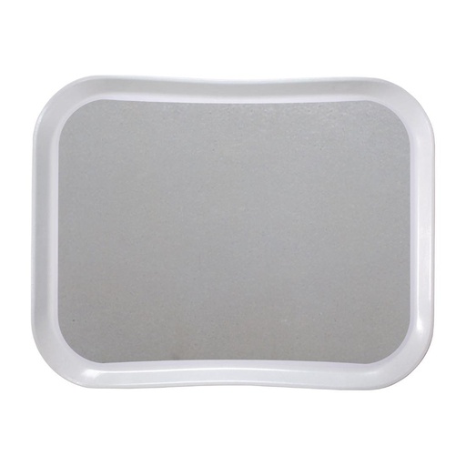 [GH239] Plateau en polyester Century Fun Cambro Versa Lite 43 cm gris perle