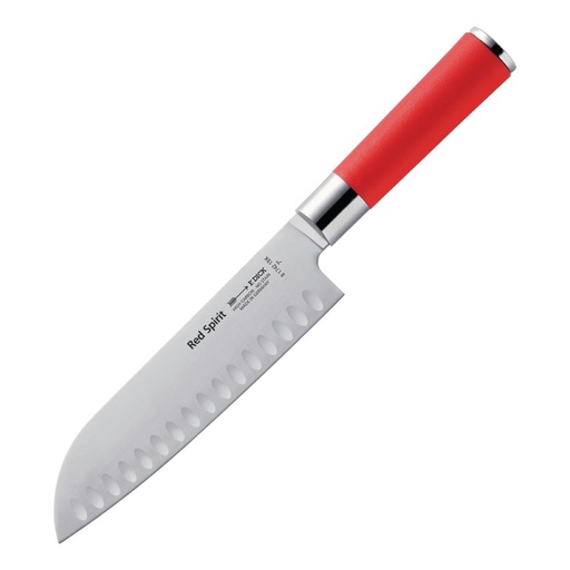 [GH292] Couteau Santoku alvéolé Dick Red Spirit 180mm