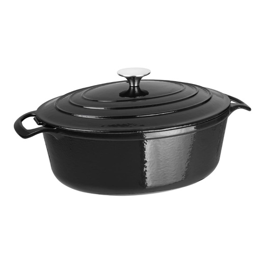 [GH306] Cocotte ovale Vogue noire 5L