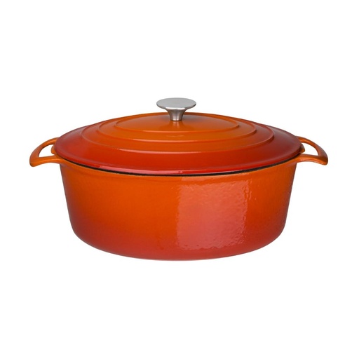 [GH312] Grande cocotte ovale orange Vogue 6L