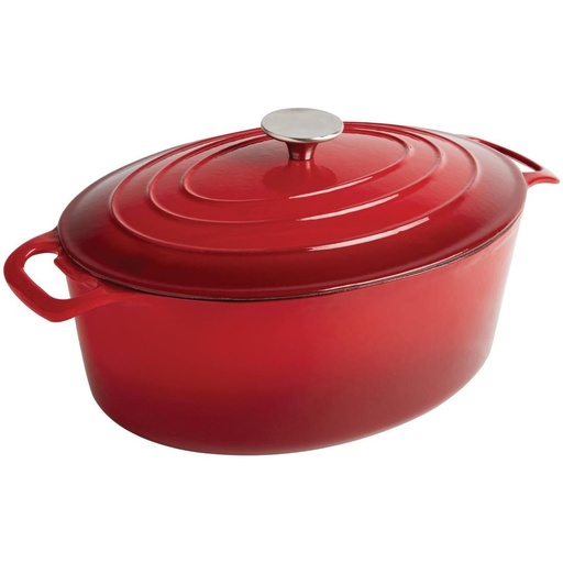 [GH313] Cocotte ovale rouge Vogue 5L