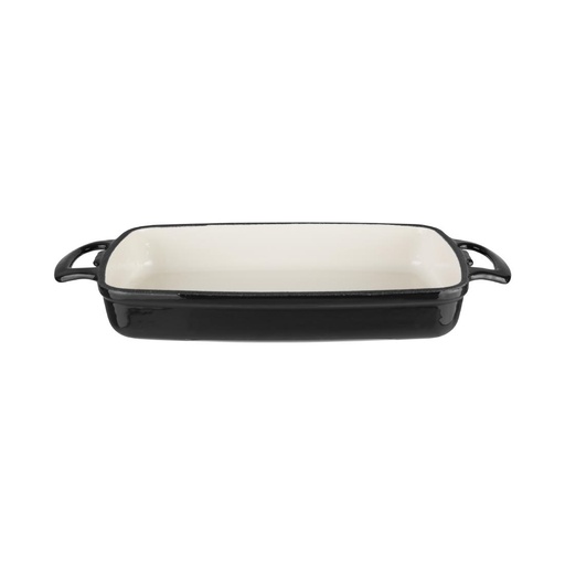 [GH323] Plat en fonte rectangulaire Vogue noir 1,8L