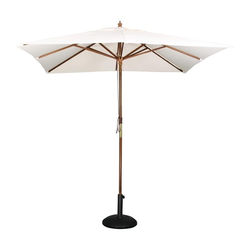 [GH988] Parasol carré Bolero 2,5m crème