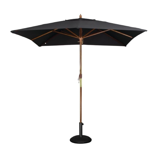 [GH990] Parasol carré Bolero 2,5m noir