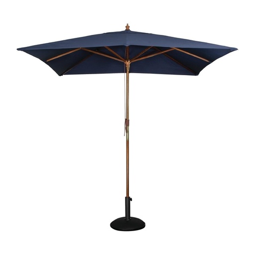 [GH991] Parasol carré Bolero 2,5m bleu marine