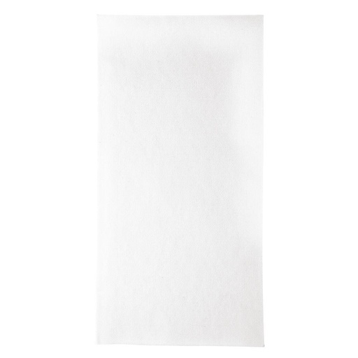 [GJ125] Serviettes dîner ouate blanches compostables Duni 480mm pliage 1/8 (lot de 360)