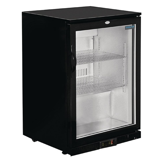 [GL011] Arrière-bar une porte pivotante Polar Série G noir 128L