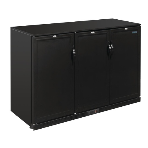 [GL017] Arrière-bar trois portes pleines pivotantes Polar Séie G 900mm 330L