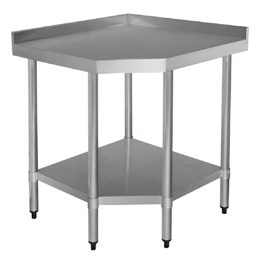 [GL278] Table d'angle inox Vogue 700mm