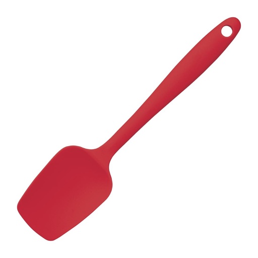 [GL354] Mini spatule et cuillère rouge en silicone 200mm