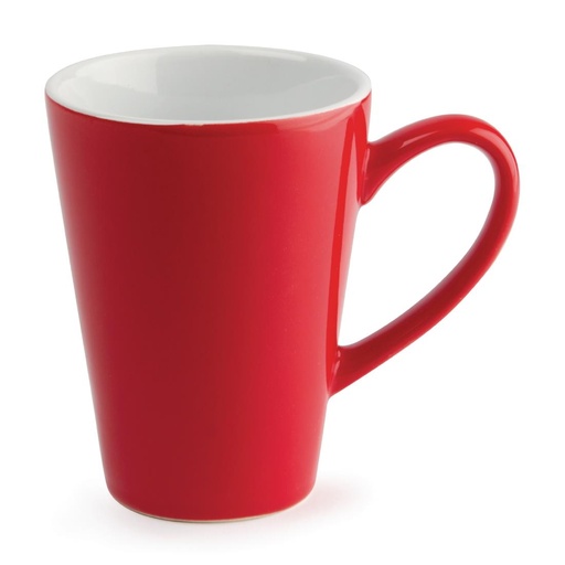 [GL486] Mugs Latte Olympia Café rouges 340ml (lot de 12)