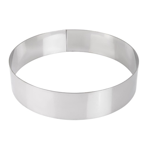 [GM376] Cercle à mousse inox De Buyer 200 x 45mm