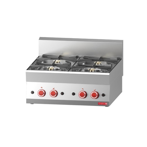 [GN055] Fourneau gaz à poser 4 feux Gastro M 650 65/70PCG