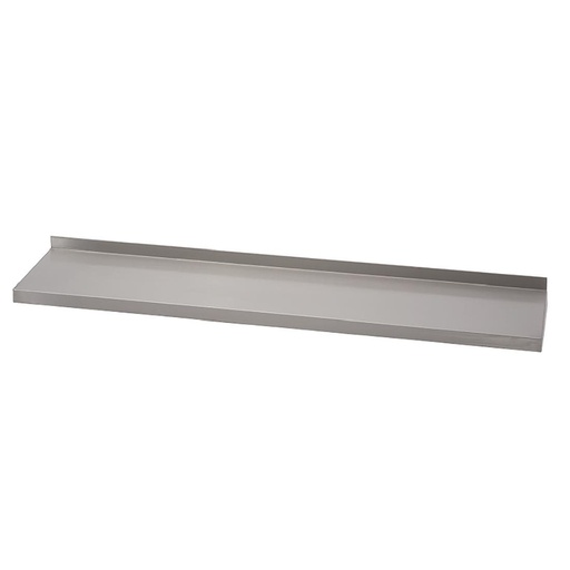 [GN184] Etagère murale inox sans supports Gastro M 1200 x 400mm