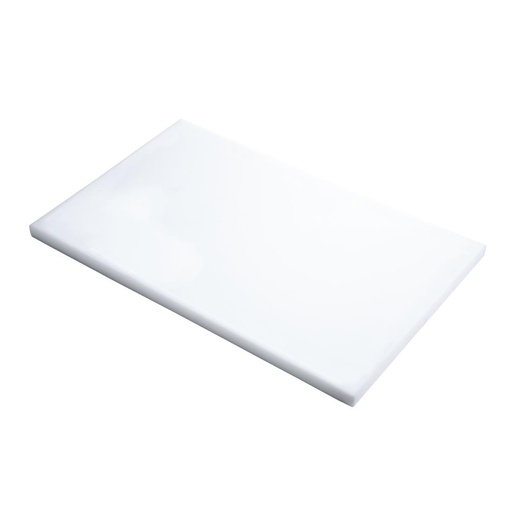 [GN326] Planche à découper GN1/2 en polyéthylène haute densité Gastro M  blanche