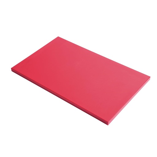 [GN331] Planche à découper GN 1/2 en polyéthylène haute densité Gastro M  rouge