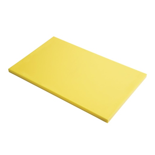 [GN339] Planche à découper GN1/1 en polyéthylène haute densité Gastro M  jaune