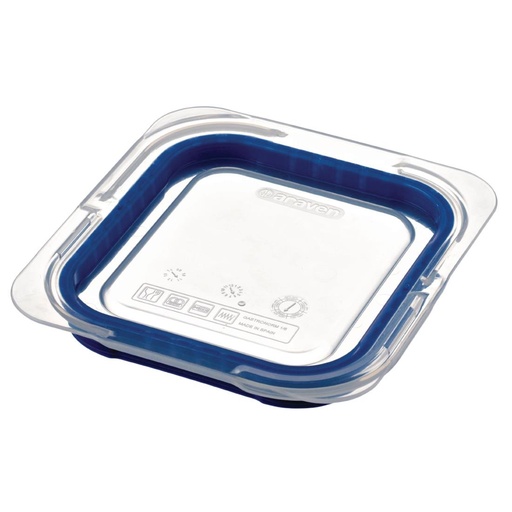 [GP573] Couvercle bleu en ABS sans BPA Araven GN1/6