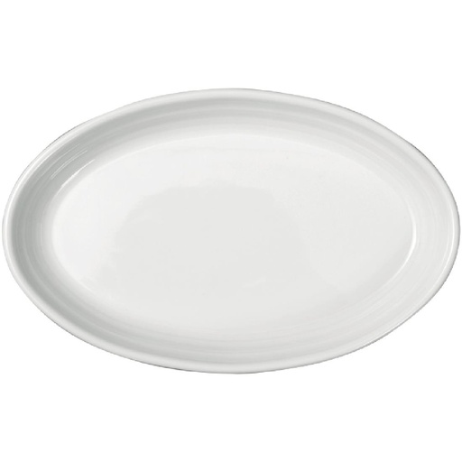 [GR019] Petit plat Intenzzo White 170 x 110mm (Lot de 4)