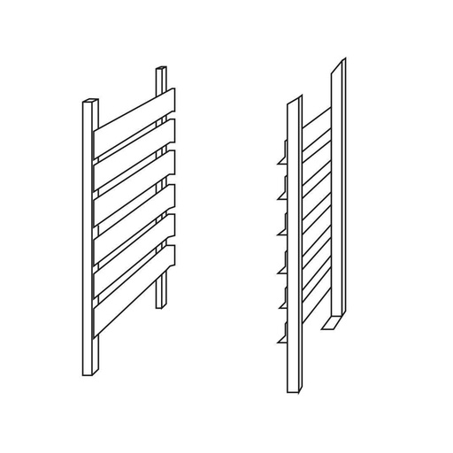 [GR211] Kit échelle de transformation format pâtissier en format GN1/1 Gastro M pour GR205