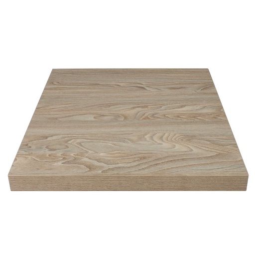 [GR325] Plateau de table carré Bolero 600mm effet bois clair