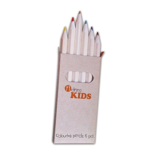 [H123] Crayons de couleurs Dining Kids (Lot de 24)