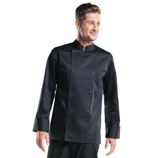 [H783-L] Veste de cuisine Chaud Devant Roma noire L