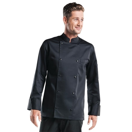 [H783-S] Veste de cuisine Chaud Devant Roma noire S