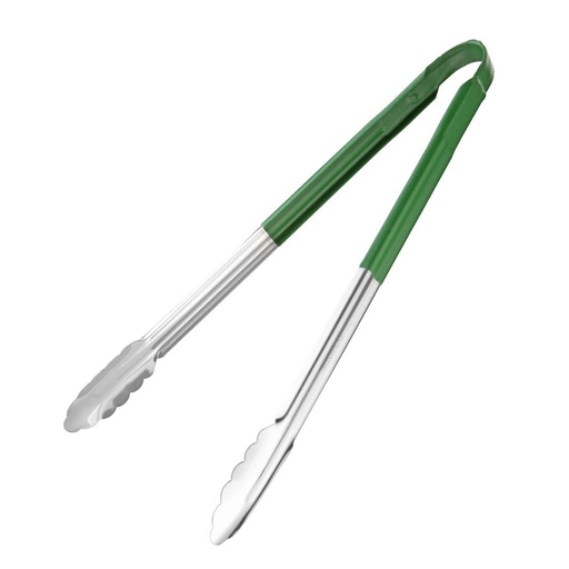 [HC851] Pince de service code couleur Hygiplas 405mm verte