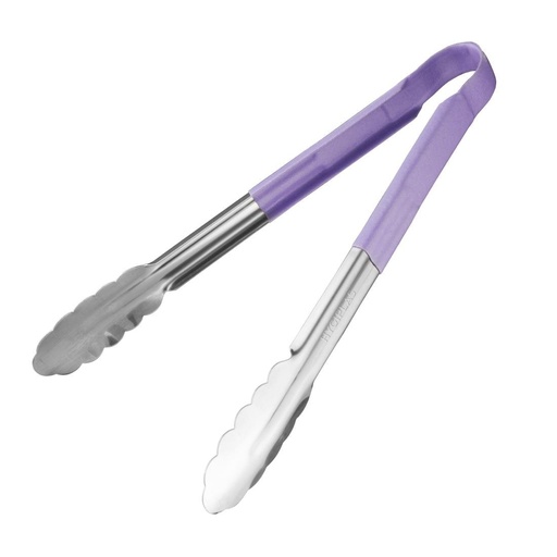 [HC852] Pince de service code couleur Hygiplas 300mm violette