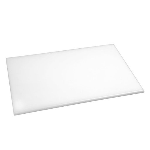 [J016] Planche à découper standard haute densité Hygiplas blanche