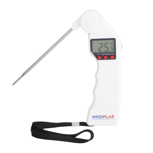 [J242] Thermomètre à sonde pliable Easytemp blanc