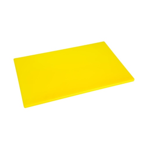 [J254] Planche à découper standard basse densité Hygiplas jaune
