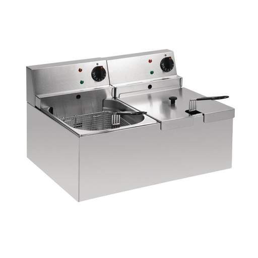 [J533] Friteuse électrique de comptoir cuve double Lincat LDF2