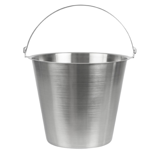 [J807] Seau inox Jantex 12L