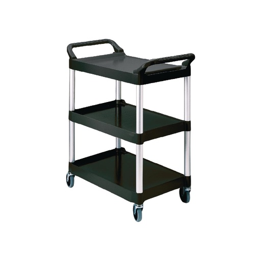 [J818] Chariot utilitaire compact noir Rubbermaid