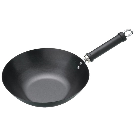 [K249] Wok antiadhésif fond plat Kitchen Craft 305mm