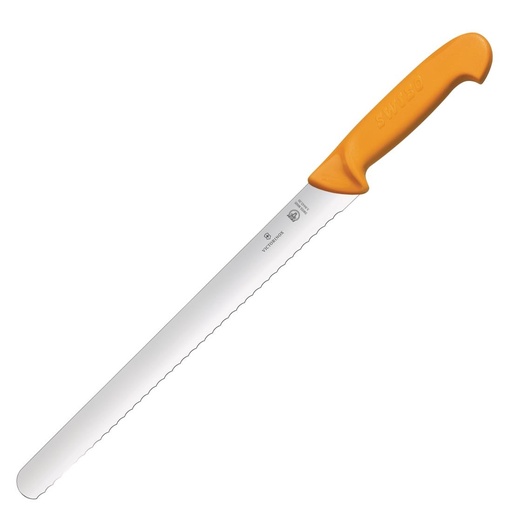 [L110] Couteau à trancher à lame dentée Swibo 255mm