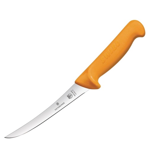 [L142] Couteau à désosser incurvé à lame rigide Swibo 160mm