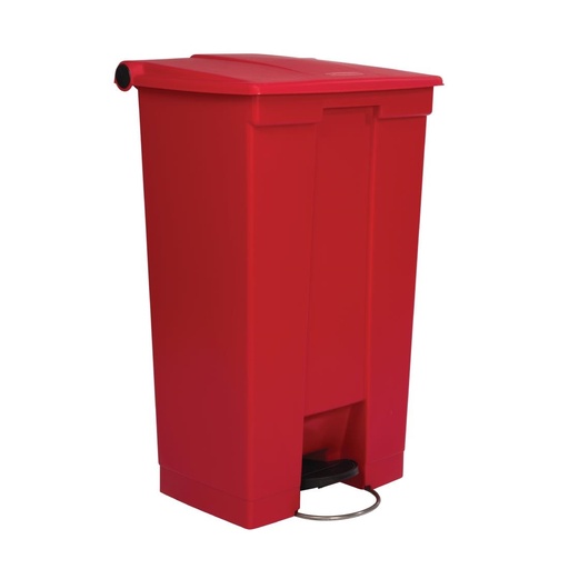 [L629] Conteneur à pédale Rubbermaid rouge 87L