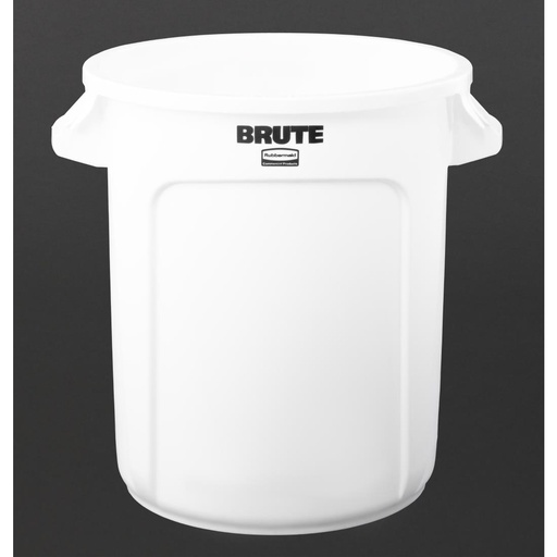 [L651] Collecteur Rubbermaid Brute blanc 37,9L